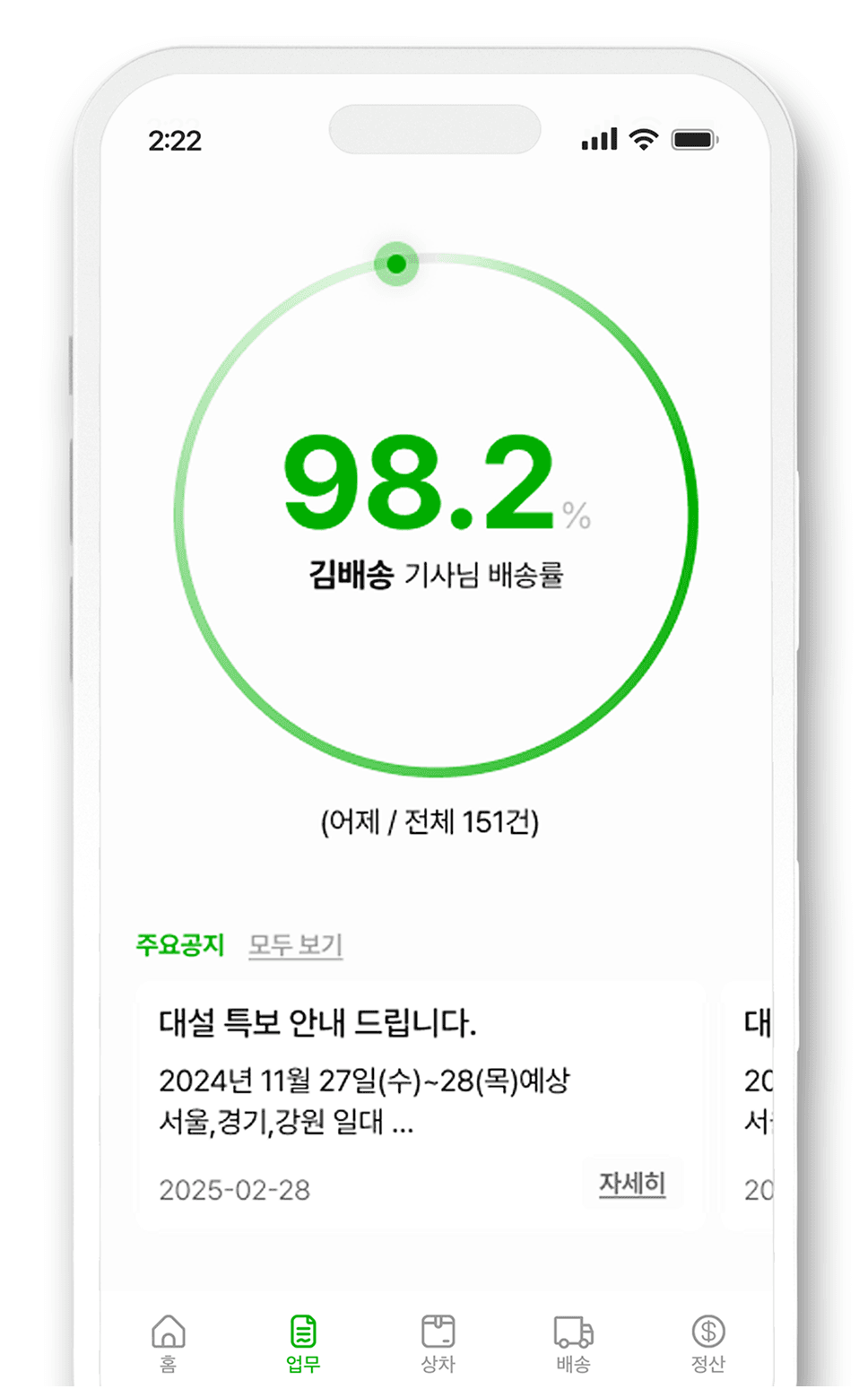 배송률 대시보드